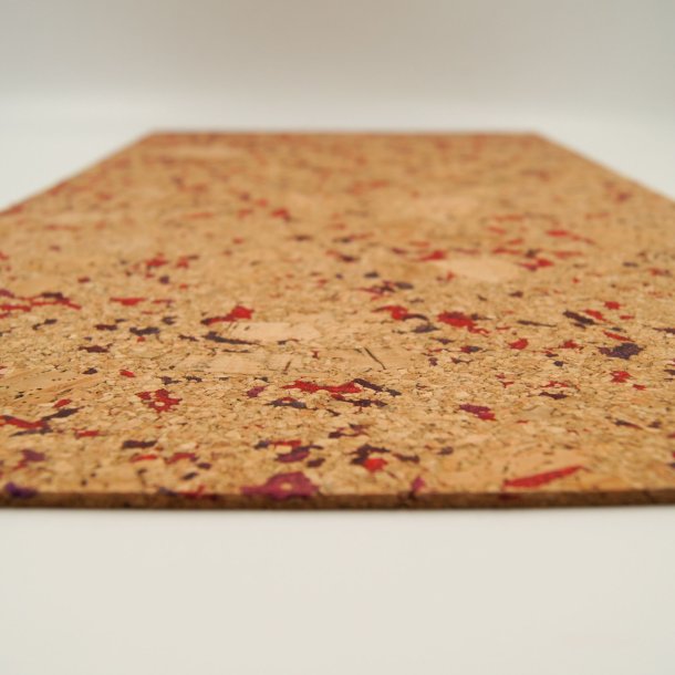 Placi de pluta decorativa BUREL SCARLET RED 3x300x600mm - pachet 1,98 m2 - BESTSELLER!