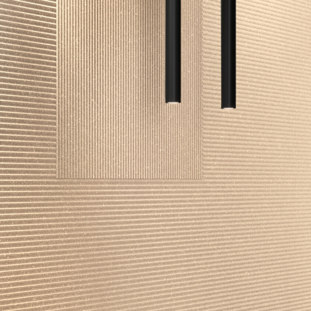 Unique and decorative cork wall tiles 3D TATAMI LIGHT 3x300x600mm - 1,98m2