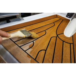 Transparante eencomponent deklak voor kurk en hout Marine Sea Line 0,75l