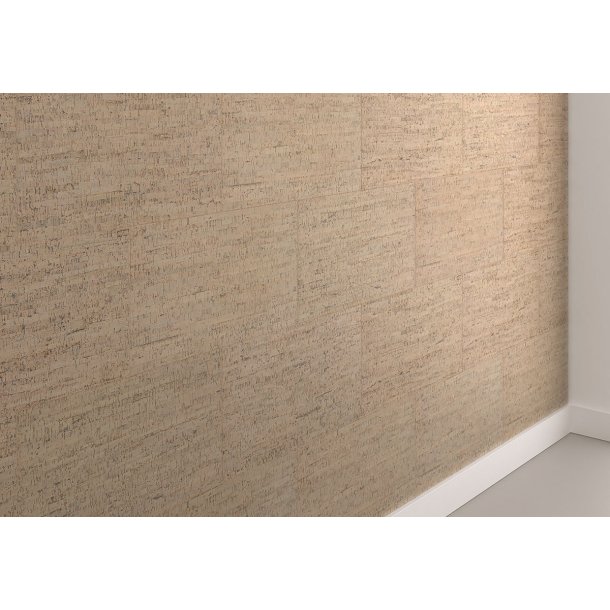 Decorative cork wall tiles BAMBOO ARTICA 3x300x600mm - package 1,98 m2