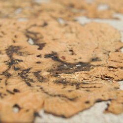 Placi de pluta decorativa FIORD WHITE 3x300x600mm - pachet 1,98 m2