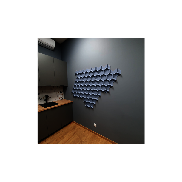 Pluta decorativa JEANS 3D HONEYCOMB