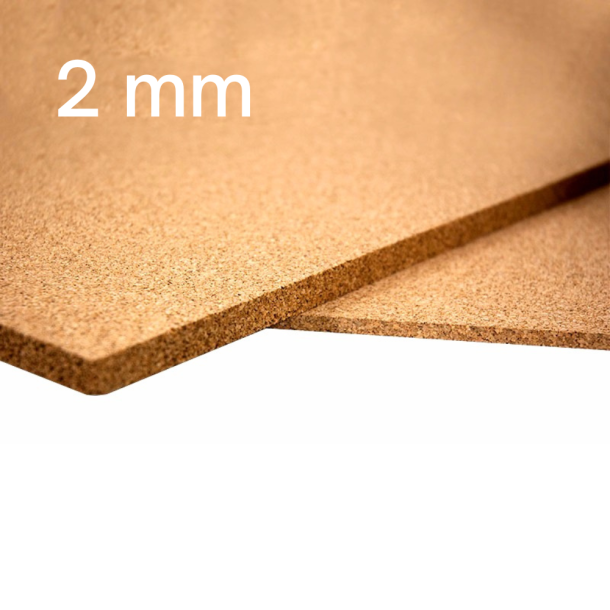 Fine-grained agglomerated cork pin board 2x635x940mm