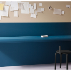 Forbo Bulletin Board 6mm x 122cm x 27m korkplaadi rulllinoleum 2214 Blue Berry