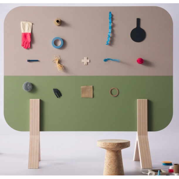 Forbo Bulletin Board 6mm x 122cm x 27m korkplaadi rulllinoleum 2214 Blue Berry