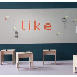 Forbo Bulletin Board 6mm x 122cm x 27m korkplaadi rulllinoleum 2214 Blue Berry