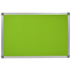GREEN cork memo board 60x80cm with an aluminium DecoLine frame