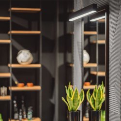 Liege mural GRIS 3D STRIPE