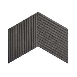 Liege mural GRIS 3D STRIPE