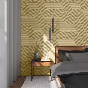 Korķis sienām IVORY (RAL 1015) 3D STRIPE