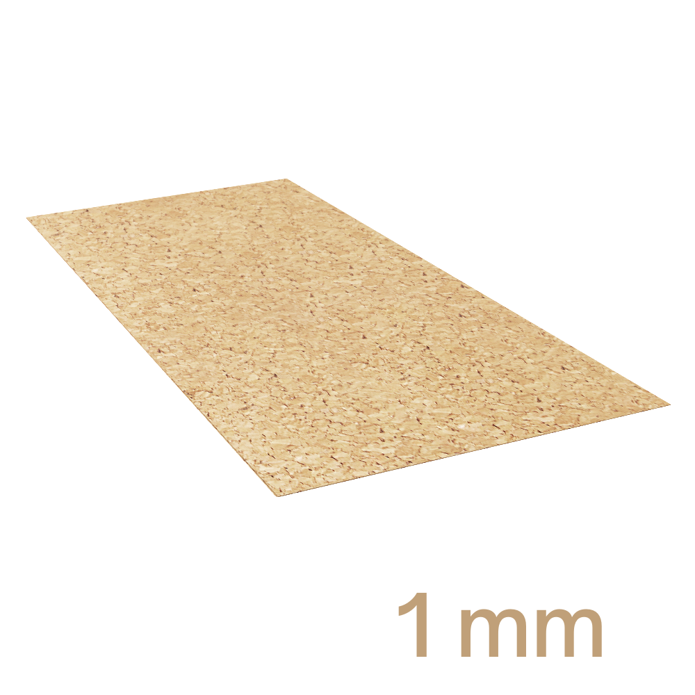 Pannelli adesivi per pareti di sughero 1x640x950mm a grana fine