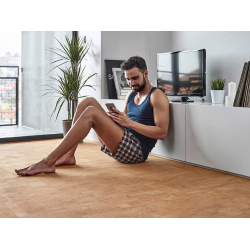 Corkoleum ACORN 3mm x 1,4m x 5,5m - Korkparkett in Rolle - Preis pro 7,7m (Rolle)