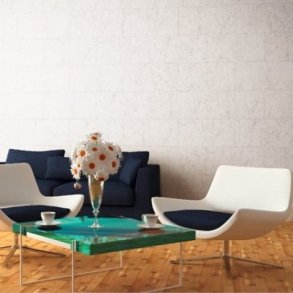 Corcho decorativo para paredes FLORES WHITE 3x300x600mm