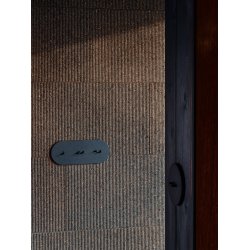 Unique and decorative cork wall tiles 3D TATAMI MIDNIGHT 3x300x600mm - 1,98m2