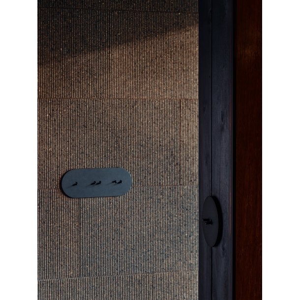 Unique and decorative cork wall tiles 3D TATAMI MIDNIGHT 3x300x600mm - 1,98m2