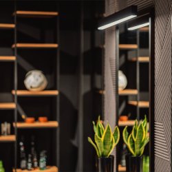 3D STRIPE SCHWARZER KAFFEE - exklusiver und dekorativer Wandkork