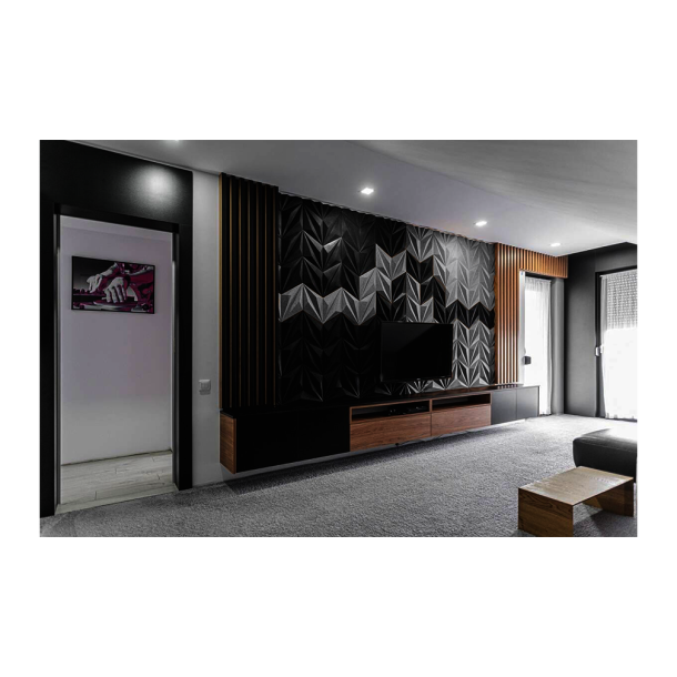 3D LINE ANTHRAZIT - dekorative und exklusive Korkwand