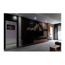 3D LINE KAFFEE - dekorative und exklusive Korkwand