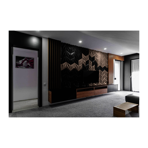 3D LINE KAFFEE - dekorative und exklusive Korkwand