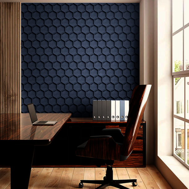 Pluta decorativa JEANS 3D HONEYCOMB