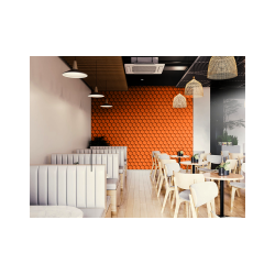 Kor&#311;is sien&#257;m ORANGE 3D HONEYCOMB