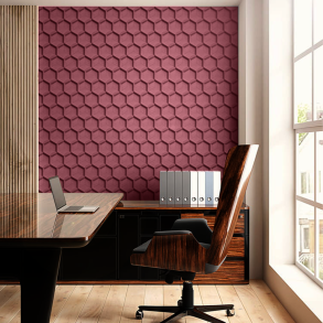 Pluta decorativa ROZ 3D HONEYCOMB