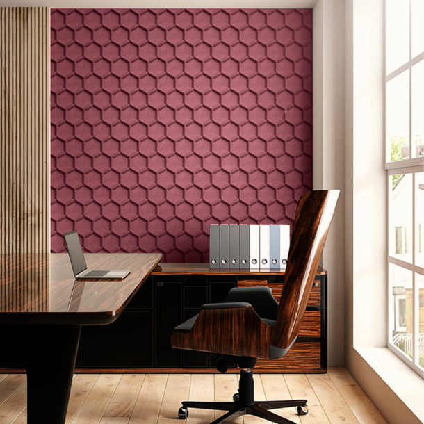 Pluta decorativa ROZ 3D HONEYCOMB