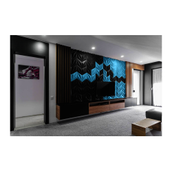 3D LINE T&Uuml;RKIS - dekorative und exklusive Korkwand