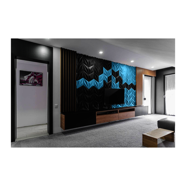 3D LINE T&Uuml;RKIS - dekorative und exklusive Korkwand