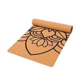 Korkov&aacute; podložka na j&oacute;gu MANDALA BLOOM
