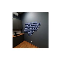 Sughero per pareti BLU SCURO 3D HONEYCOMB