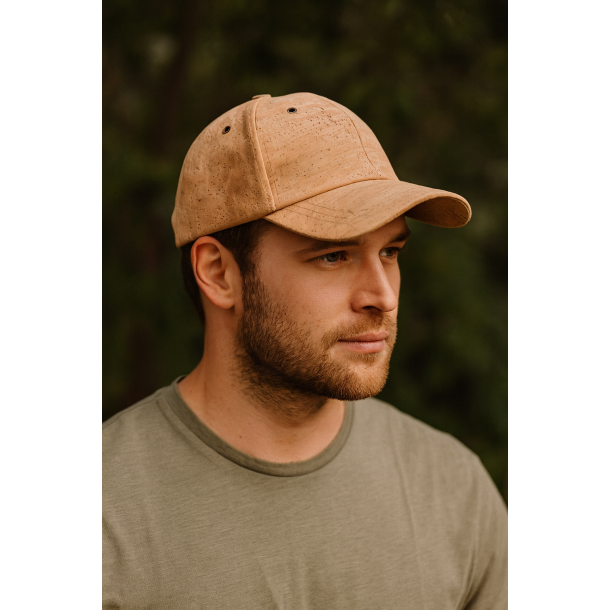 Baseballkappe aus natrlichem Kork