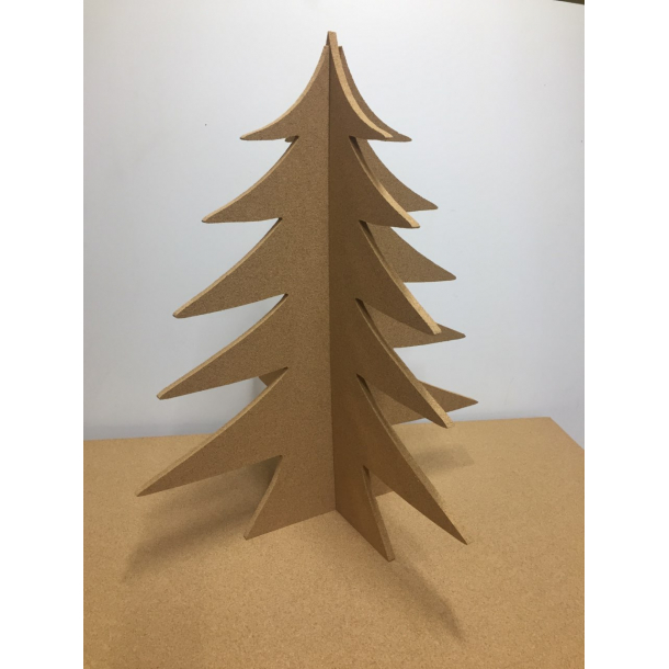 Kurken Kerstboom 60cm - natuurlijke en moderne kerstversiering!