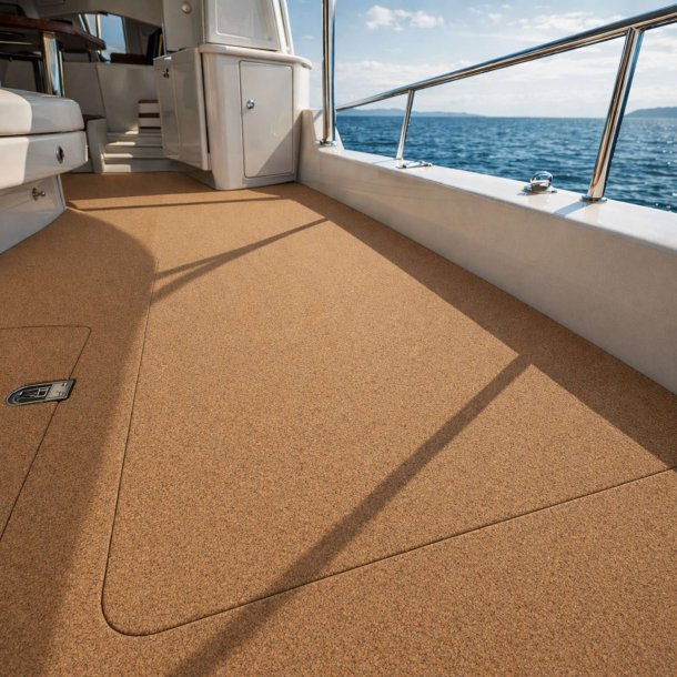 Cork decking for marine boats SeaKork 4mm x 1m &kappa;&alpha;&tau;ά&sigma;&tau;&rho;&omega;&mu;&alpha; &sigma;&kappa;&alpha;&phi;ώ&nu; &alpha;&pi;ό &phi;&epsilon;&lambda;&lambda;ό LIGHT