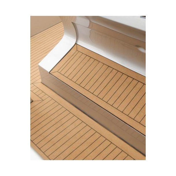 Cork decking for marine boats SeaCork 6mm x 1m korgist paadi terrass LIGHT