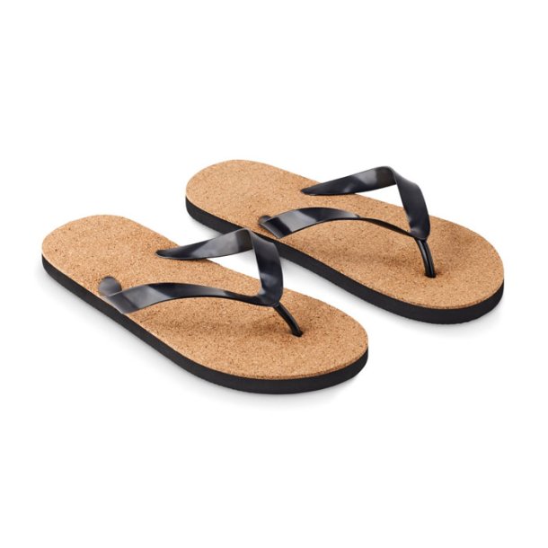 Komfortable, kologiske og sunde naturlige kork flip flops strrelse M