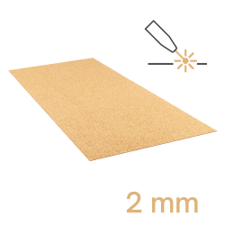 Lasergesneden kurkplaat 2x305x610mm (lasergraveren kurkplaat)