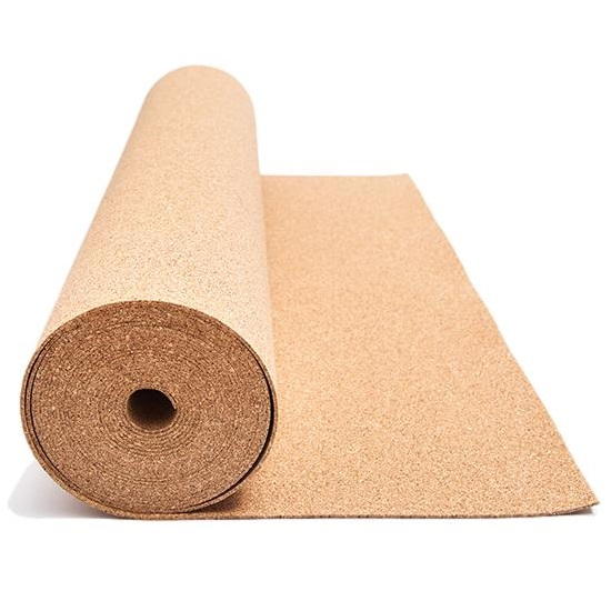 0.8-20mm Cork Roll Sheets Cork Underlayment for Wall Crafts