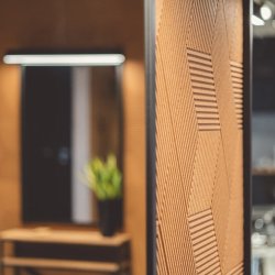 Sughero per pareti NATURALE 3D STRIPE - BESTSELLER!