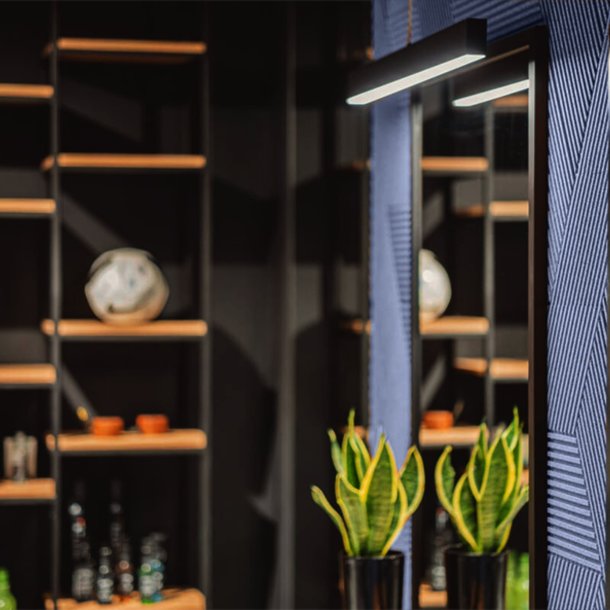 Sughero per pareti BLU SCURO 3D STRIPE