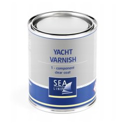 Transparante eencomponent deklak voor kurk en hout Marine Sea Line 0,75l