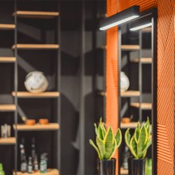 Liege mural ORANGE 3D STRIPE