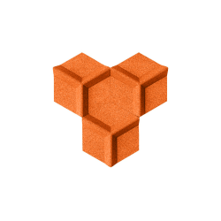 Kor&#311;is sien&#257;m ORANGE 3D HONEYCOMB