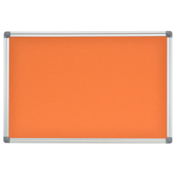 ORANJE kurkbord 50x80cm in DecoLine aluminium frame