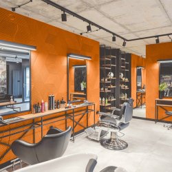Liege mural ORANGE 3D STRIPE