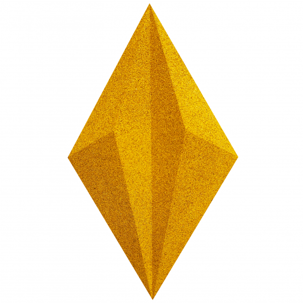 Liege mural JAUNE 3D LINE