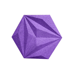 3D LINE LILA - dekorative und exklusive Korkwand