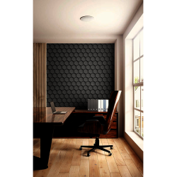 Kor&#311;is sien&#257;m MELN&#256; (RAL 7021) 3D HONEYCOMB