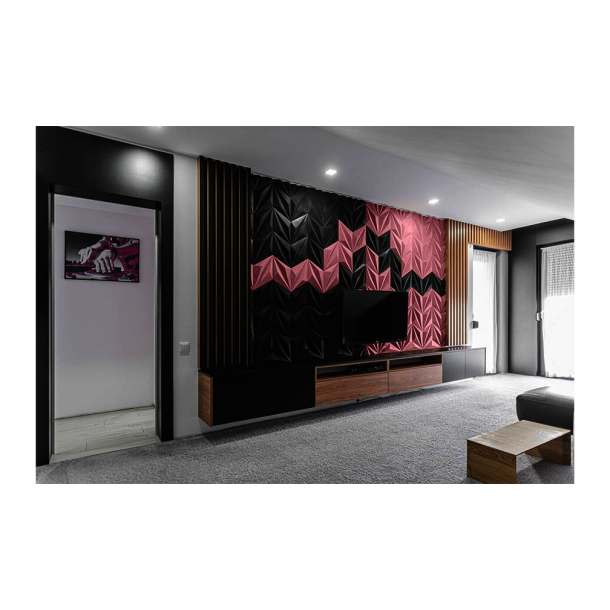 3D LINE ROSA - dekorative und exklusive Korkwand