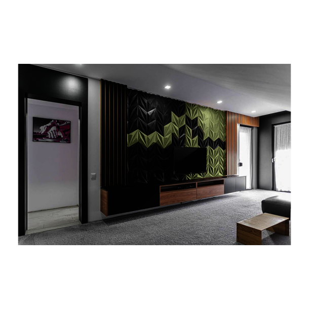 Sughero per pareti VERDE 3D LINE